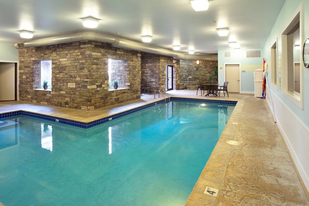 Pool at our Amish country hotel